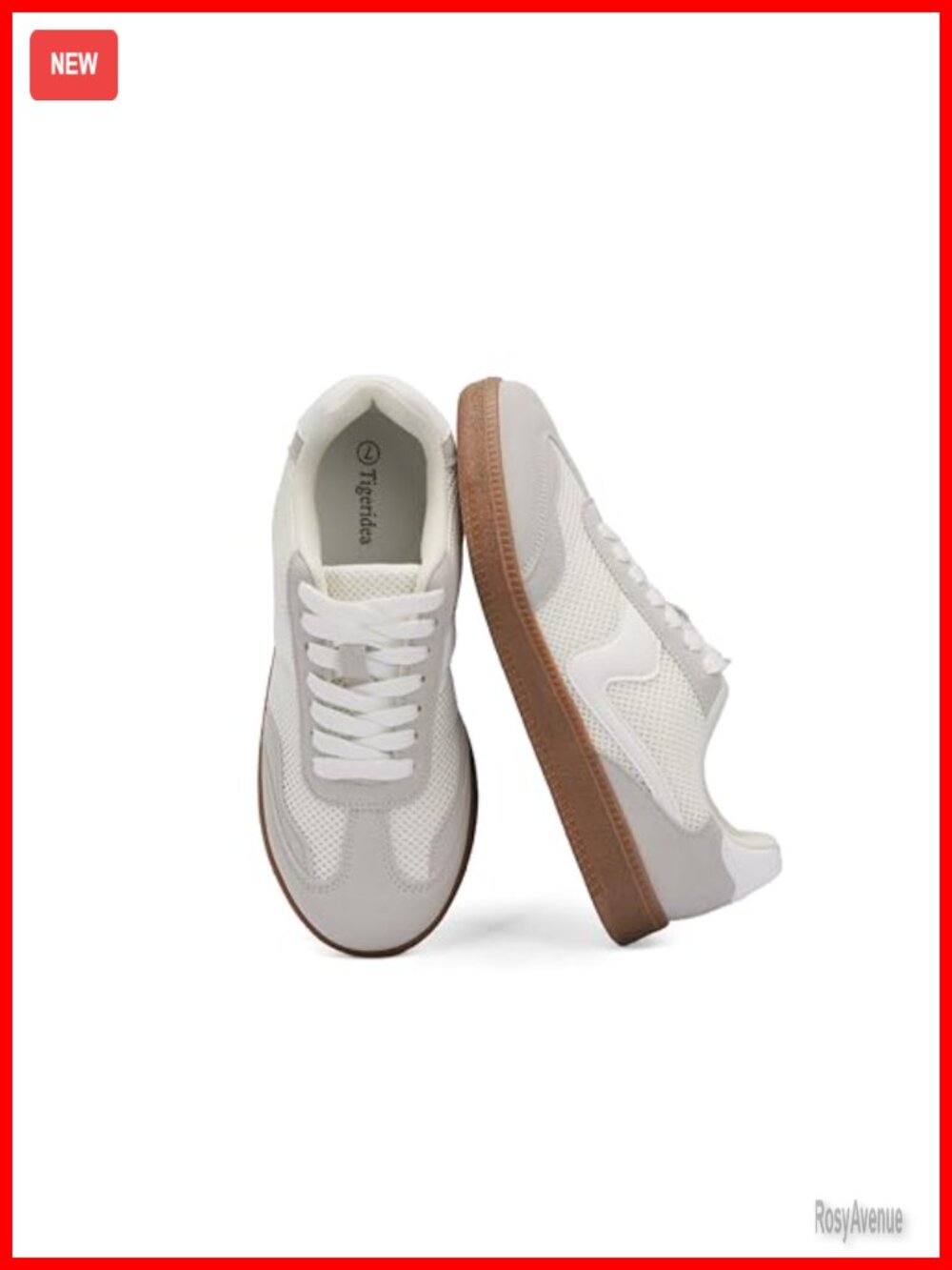Women's Retro Fashion Sneakers Casual Tennis Shoes Lace Up Lightweight Athletic